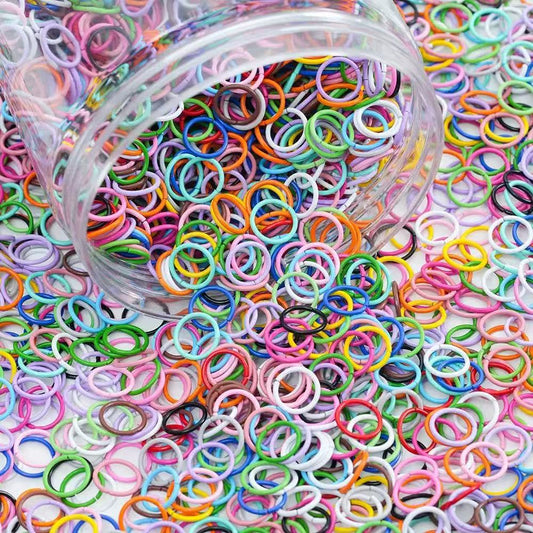 DIY phone chain single circle jump circle macaron color