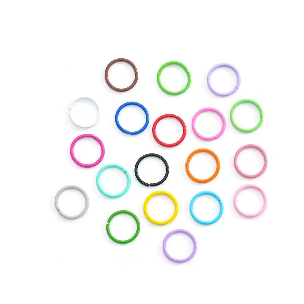 DIY phone chain single circle jump circle macaron color