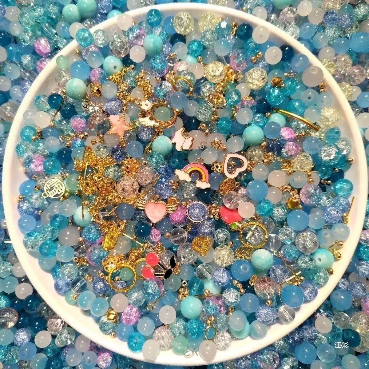 DIY Glass Beads Lucky Bags - Open in Live